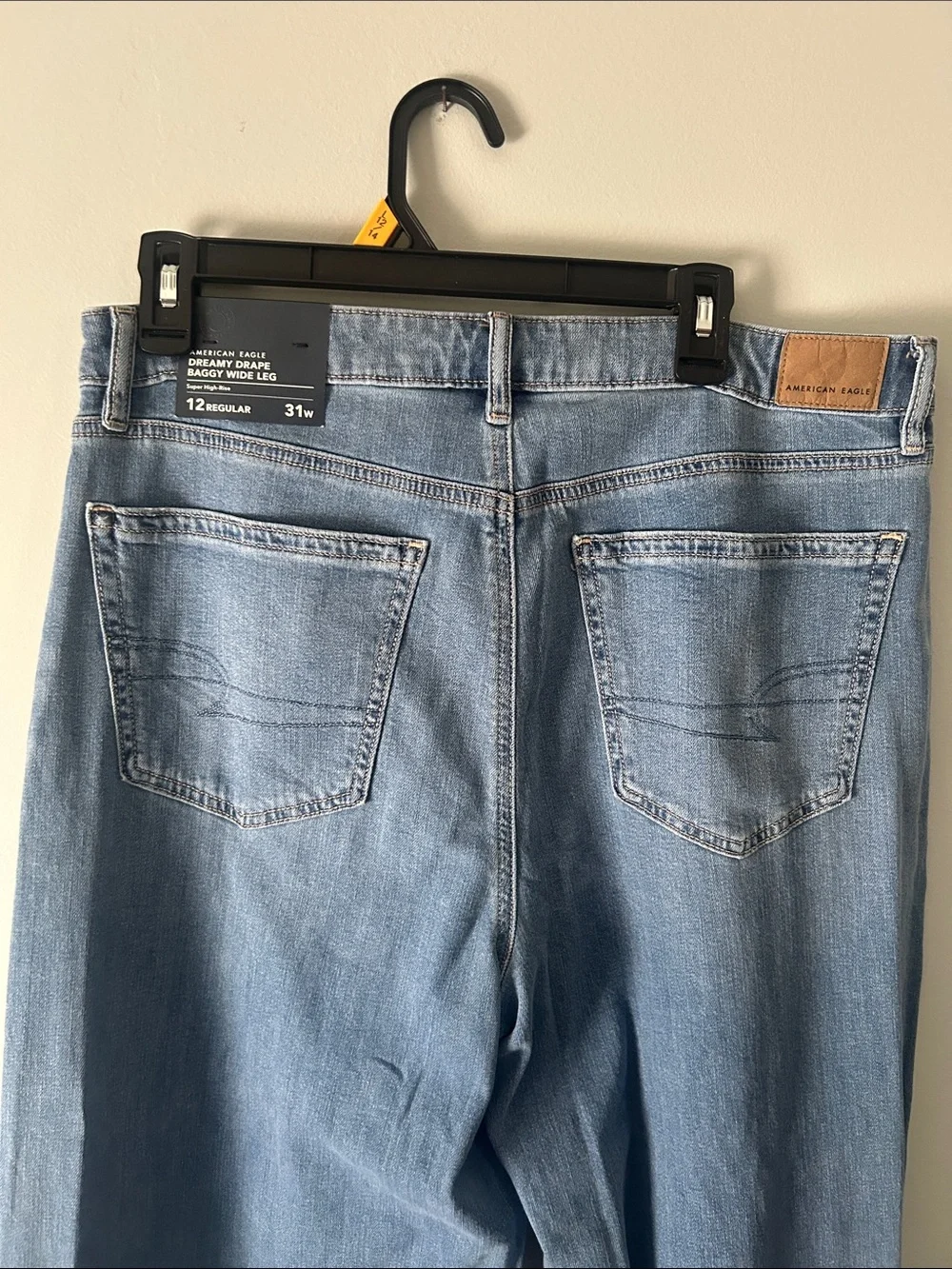 NWT American Eagle Outfitter Women’s Baggy Wide Leg Super Stretch High-Rise - Picture 2 of 5